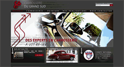 Desktop Screenshot of carrosseriedugrandsud37.com